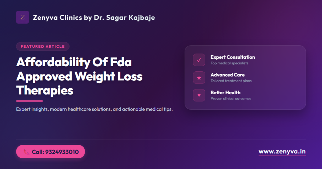 affordability of fda approved weight loss therapies