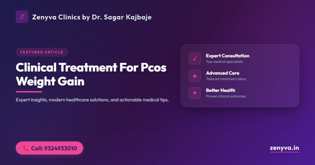 clinical treatment for pcos weight gain