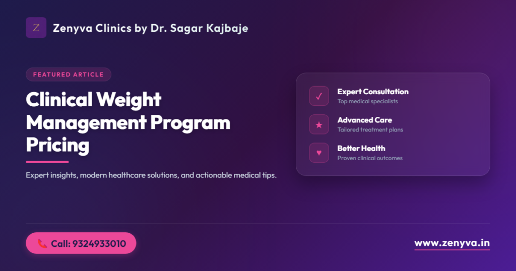 clinical weight management program pricing